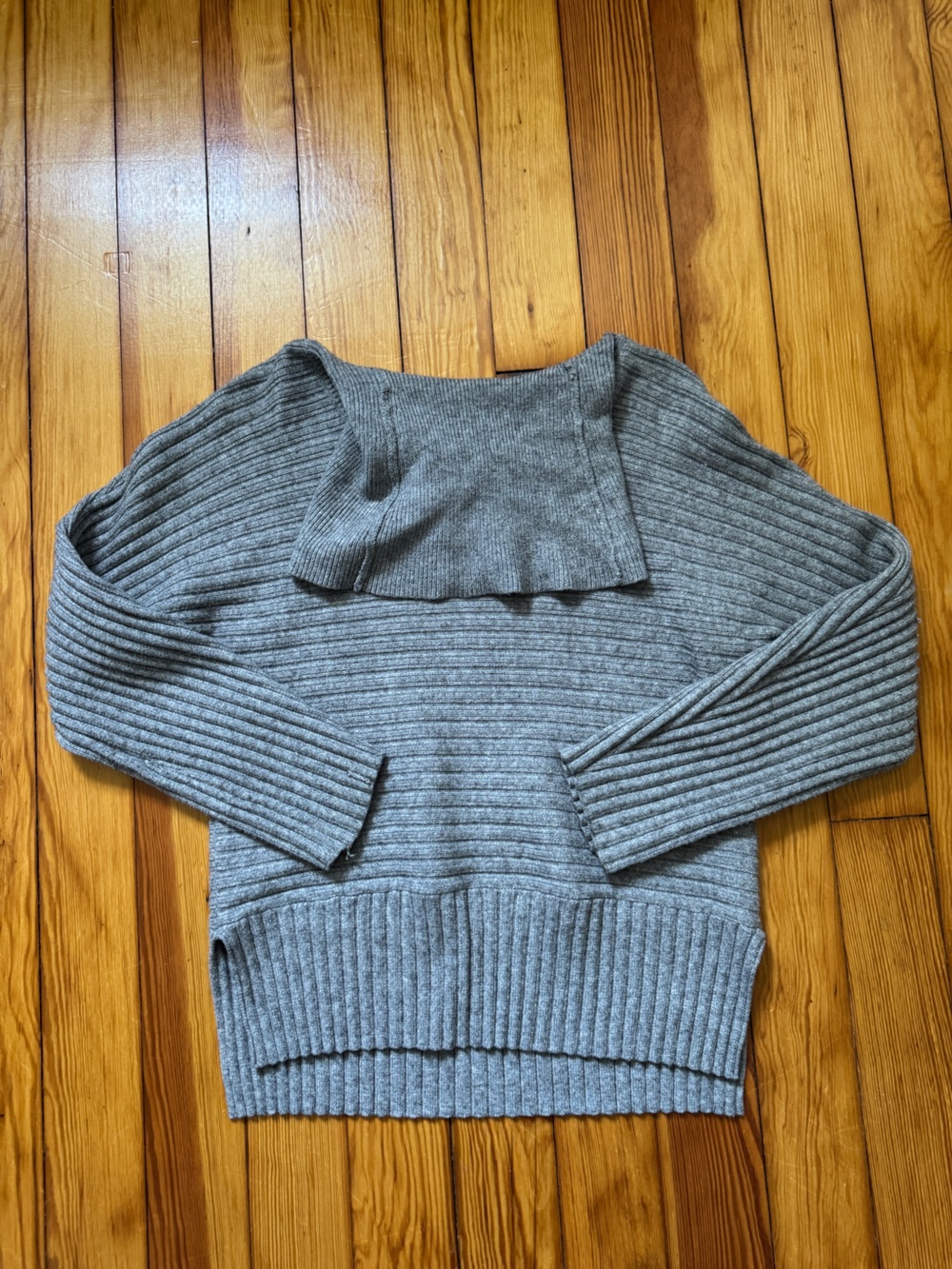 MOTH by Anthropologie Ribbed Cowl Neck Sweater